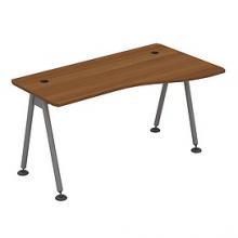 Стол эргономичный, правый (металлокаркас МА) 800x1200x750 мм