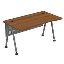 Стол рабочий (металлокаркас МА) с металлическим экраном 800x1200x750 мм