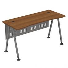 Стол рабочий (металлокаркас МА) с металлическим экраном 600x1400x750 мм