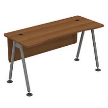 Стол рабочий (металлокаркас МА) с экраном ДСП 600x1200x750 мм