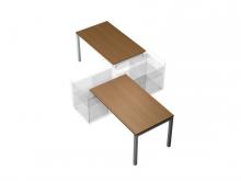 Рабочая станция 2*1600 для опорной тумбы 180 левой/правой (без тумб)