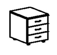 ТУМБА ВЫКАТНАЯ 1203