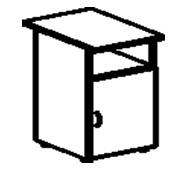 ТУМБА СТАЦИОНАРНАЯ 1204