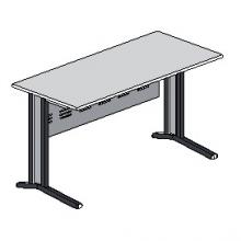 Стол рабочий, на металлокаркасе МЮ 800x1600x750 мм