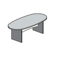 Стол для переговоров овальный 136