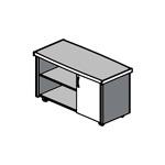 Тумба под оргтехнику левая 262