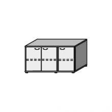 Шкаф для документов закрытый 450x1350x850 мм