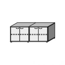 Шкаф для документов закрытый 450x1800x850 мм