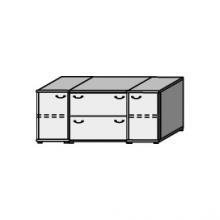 Шкаф комбинированный 450x1800x850 мм