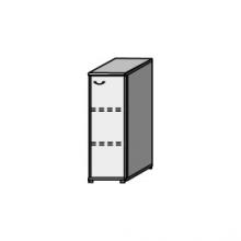 Шкаф для документов закрытый 450x450x1230 мм