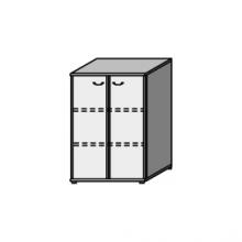 Шкаф для документов закрытый 450x900x1230 мм