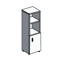 Шкаф для документов полузакрытый 450x450x1350 мм