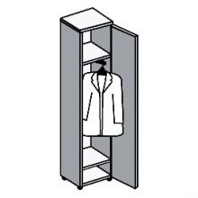 Шкаф для одежды 450x450x2070 мм