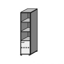 Шкаф для документов полузакрытый 450x450x1970 мм
