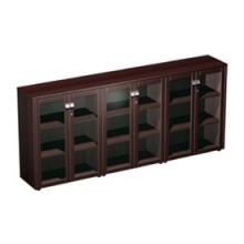 Шкаф для документов средний со стеклянными дверями-340 премьер