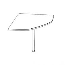 Переходная плоскость с опорой 800x800x750 мм