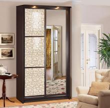 Шкаф-купе Фасад кожа/нубук 1