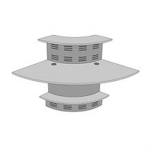 Модуль 90 гр. изогнутый внутрь с экранами