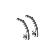 Комплект кронштейнов крепления полки и экрана (2 шт) черные