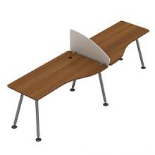 Рабочая станция МП (2 эргономичных стола 140)