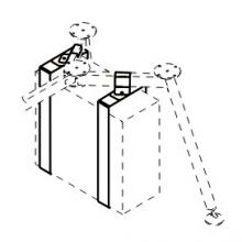 Подвесной держатель системного блока МП - серый
