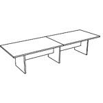 Стол для переговоров составной 1100x3500x750