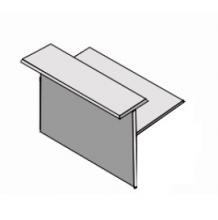 Модуль стойки ресепшн прямой 120 (без опор)