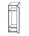 Шкаф для одежды с выдвижной штангой А-6