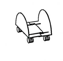 ПОДСТАВКА ПОД СИС. БЛОК 200x290x215 мм