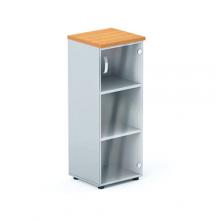 Бостон New шкаф 3 уровня стекло 450x430x1205 мм