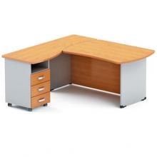 Бостон New Угловое рабочее место с низкой передней панелью 160