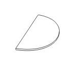 Брифинг-приставка 500x1030x22 мм