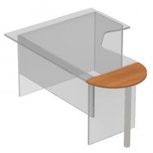 Брифинг-приставка без опор 700x370x22 мм