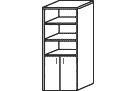 ЭДЕМ"-2 Шкаф высокий полуоткрытый