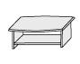 "Ermino" Кофейный столик 60х60