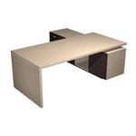 Esperto-138-1. Стол руководителя с опорной тумбой левой