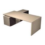 Esperto-139-1. Стол руководителя с опорной тумбой правой