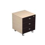 Esperto-213. Тумба выкатная 3-ящичная с замком и лотком