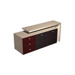 Esperto-262-1. Тумба сервисная левая/правая, бордо (под заказ)