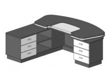 Стол письменный Интеллект МЛ321/11/И321 Л/П 