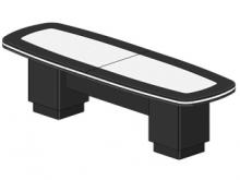 Стол для заседаний Интеллект МЛ353/11/И353 (3600x1200)