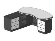 Стол письменный Интеллект МЛ331/11/И331 Л/П 