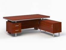 Стол рабочий с тумбой для телефона 196