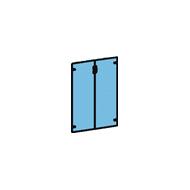 Комплект стеклянных двереей Аргентум нт-601.2 стл