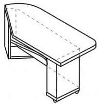 КП-8 (прав) Стол-приставка