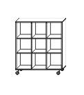 Стеллаж на колесах