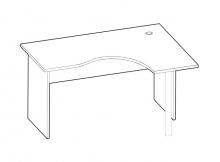 New-Матрица Стол эргономичный M121