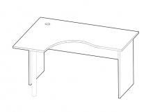 New-Матрица Стол эргономичный M122