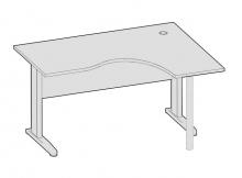 New-Матрица Стол эргономичный (мет. опоры) M127П