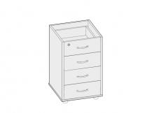 New-Матрица Тумба приставная 440x440x725 мм